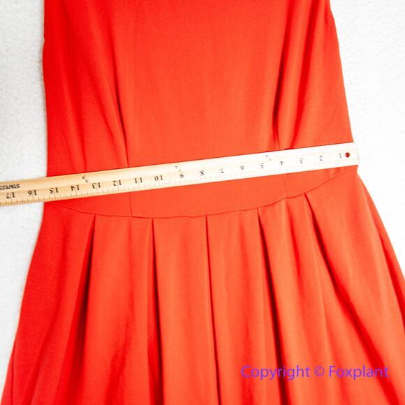 Hutch Anthropologie Bow Back Tomato Red Dress, XXL - Picture 5 of 12